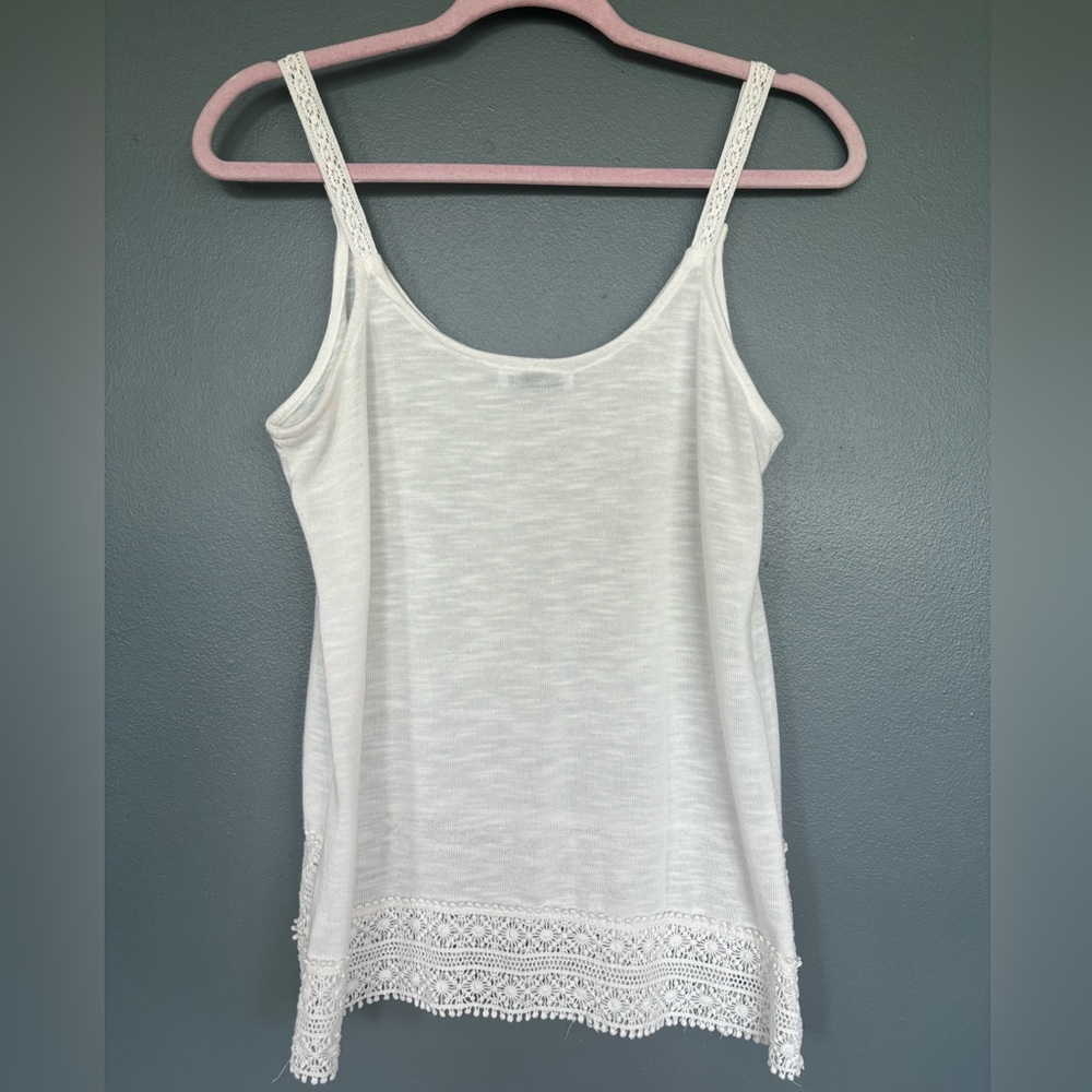 White Knit Tank